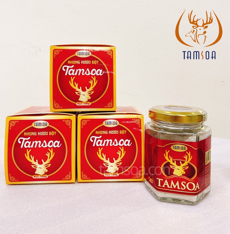 Nhung hươu bột nguyên chất 100% uy tín chất lượng số 1 thị trường