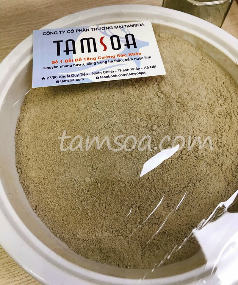 Nhung huou duoc tan thanh bot min chi can tron an truc tiep Nhung hươu được tán thành bột mịn chỉ cần trộn ăn trực tiếp