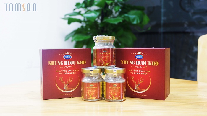 bột nhung hươu khô nguyên chất