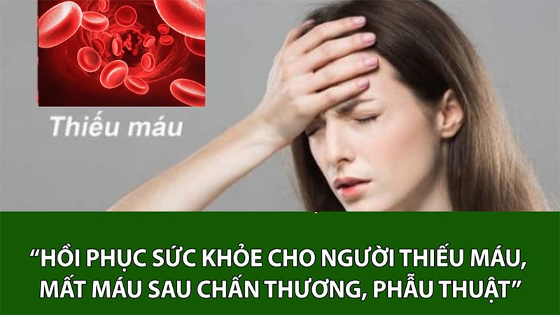 thieu mau sau phau thuat co nguy hiem toi suc khoe khong Thiếu máu sau phẫu thuật có nguy hiểm tới sức khỏe không?