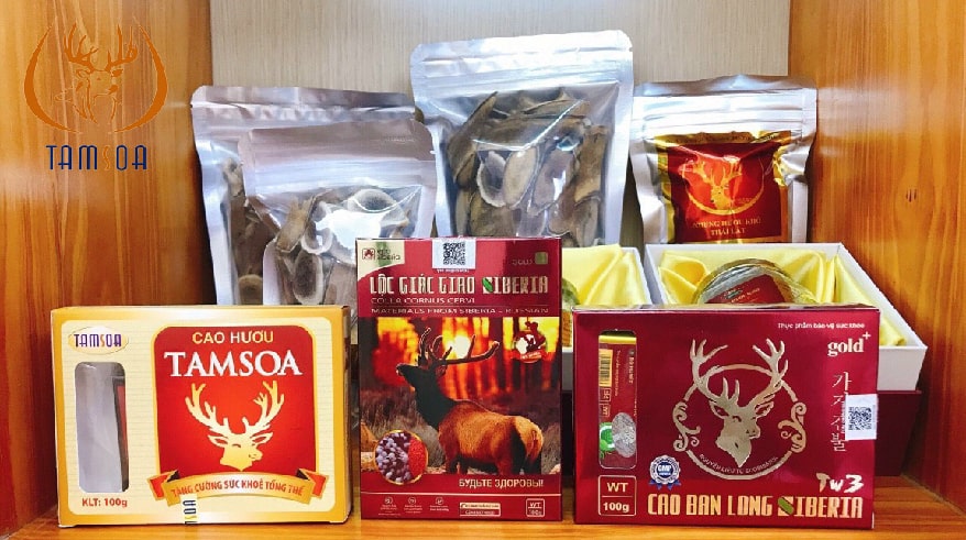 Các sản phẩm từ nhung hươu