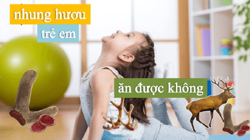 Cách ăn nhung hươu cho trẻ em