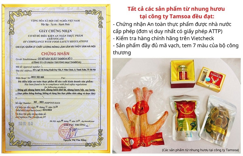 Nhung hươu giá rẻ chất lượng