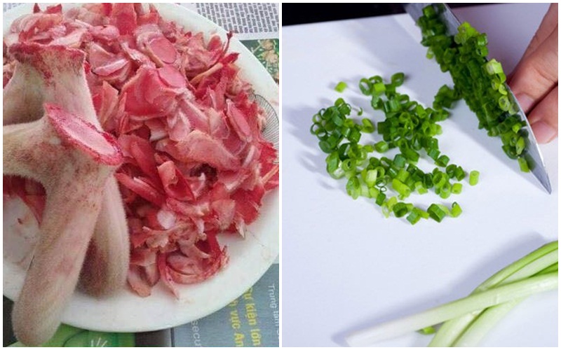 Sơ chế nguyên liệu nấu cháo nhung hươu tươi