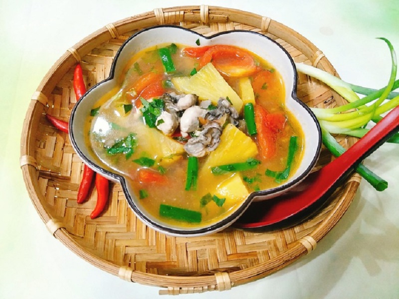 Canh chua hàu sữa