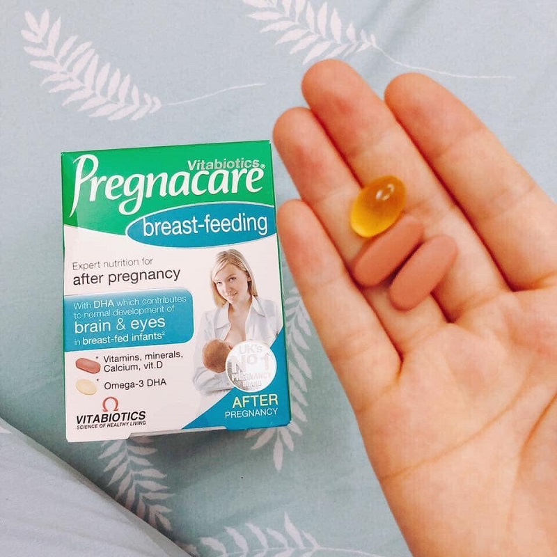 Viên uống lợi sữa cho mẹ Pregnacare Breast-feeding