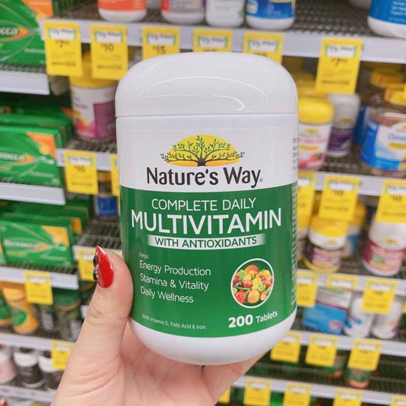 Thuốc bổ tổng hợp Nature’s Way Complete Daily Multivitamin 200 viên
