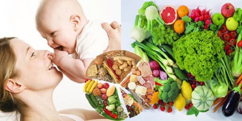 Thực phẩm cho phụ nữ sau sinh đầy đủ các nhóm chất dinh dưỡng tốt cho mẹ