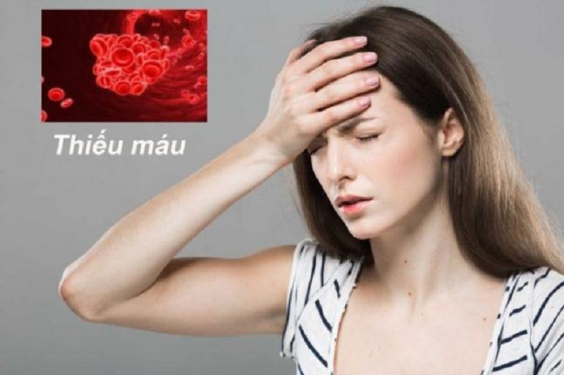 Thiếu máu là nguyên nhân khiến cơ thể gầy yếu mệt mỏi