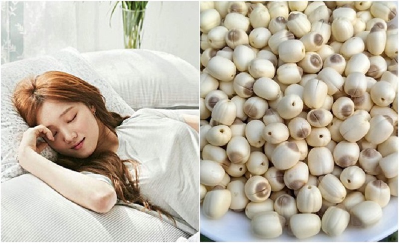 Hạt sen có tác dụng an thần, tốt cho giấc ngủ