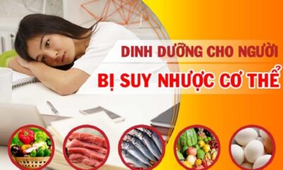 Đảm bảo dinh dưỡng đầy đủ để giảm stress, giảm suy nhược