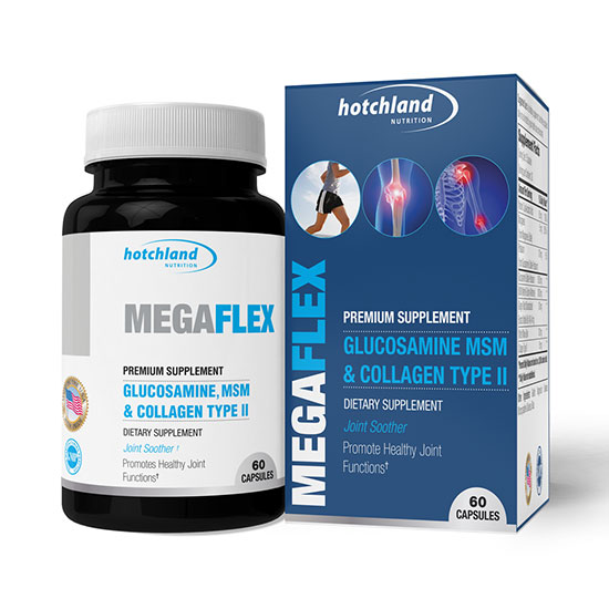 Megaflex glucosamine collagen bổ sung các chất tăng dịch khớp, mạnh gân