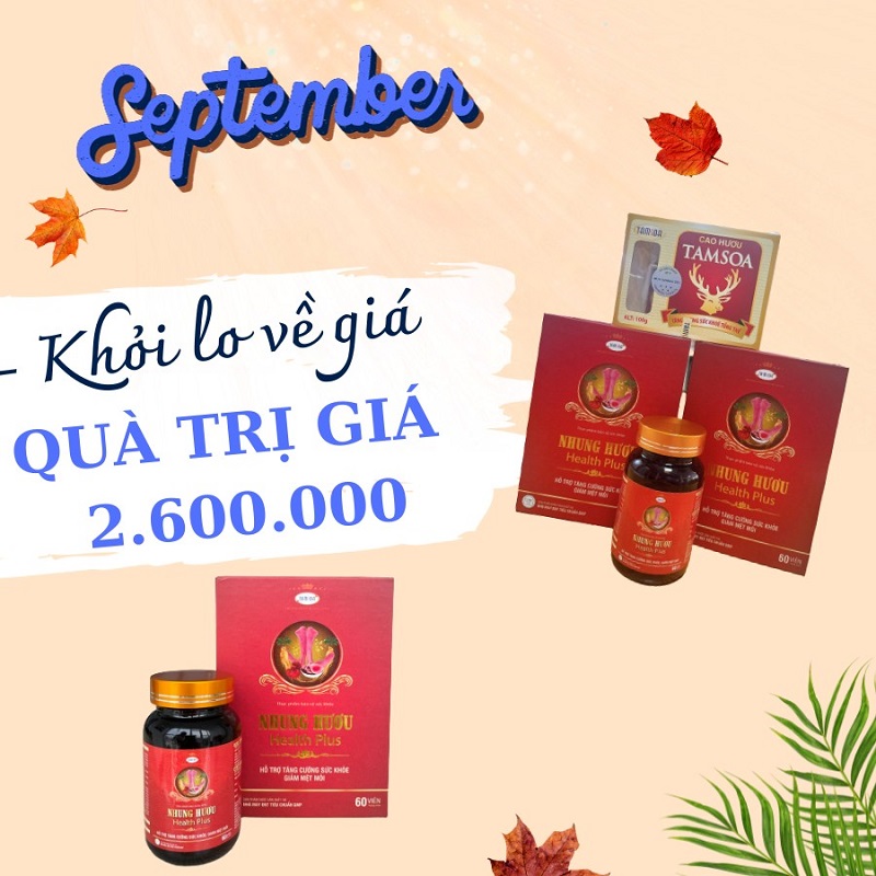 Viên uống nhung hươu Health Plus cung cấp nhiều dưỡng chất hỗ trợ điều trị hoa mắt
