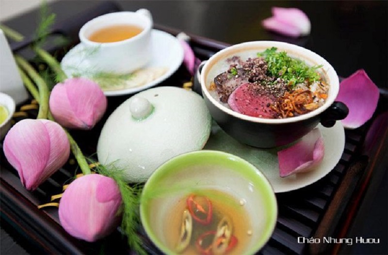 Nhung hươu nấu cháo