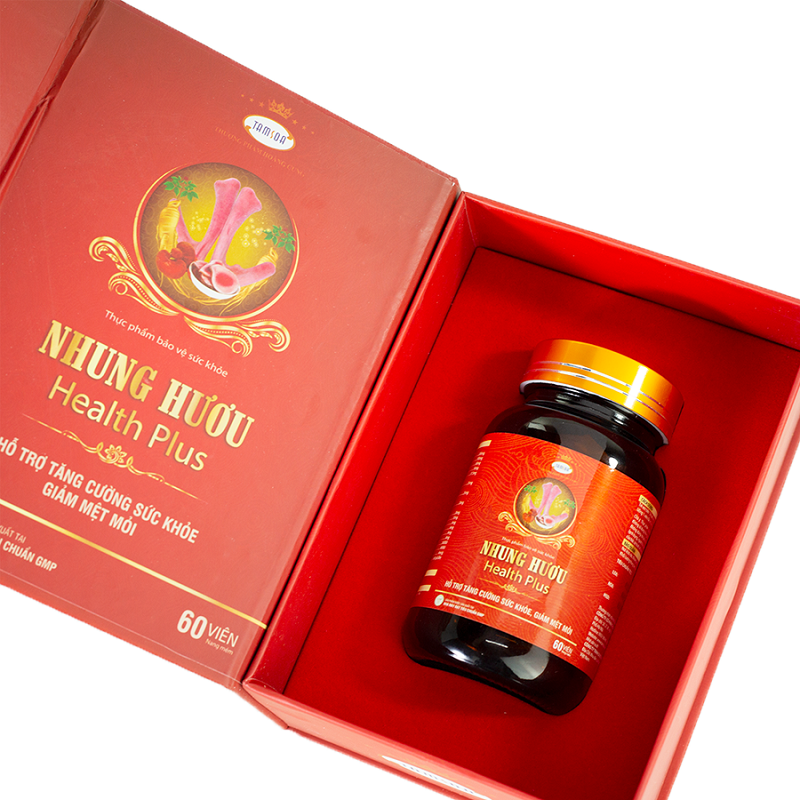 Viên nhung hươu Health Plus bổ máu tốt cho người có chứng hoa mắt
