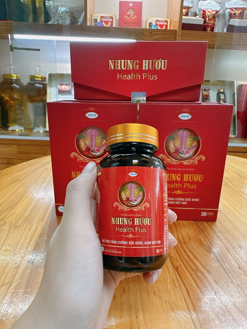 Viên nhung hươu Health Plus trị điều trị tình trạng đau lưng hiệu quả