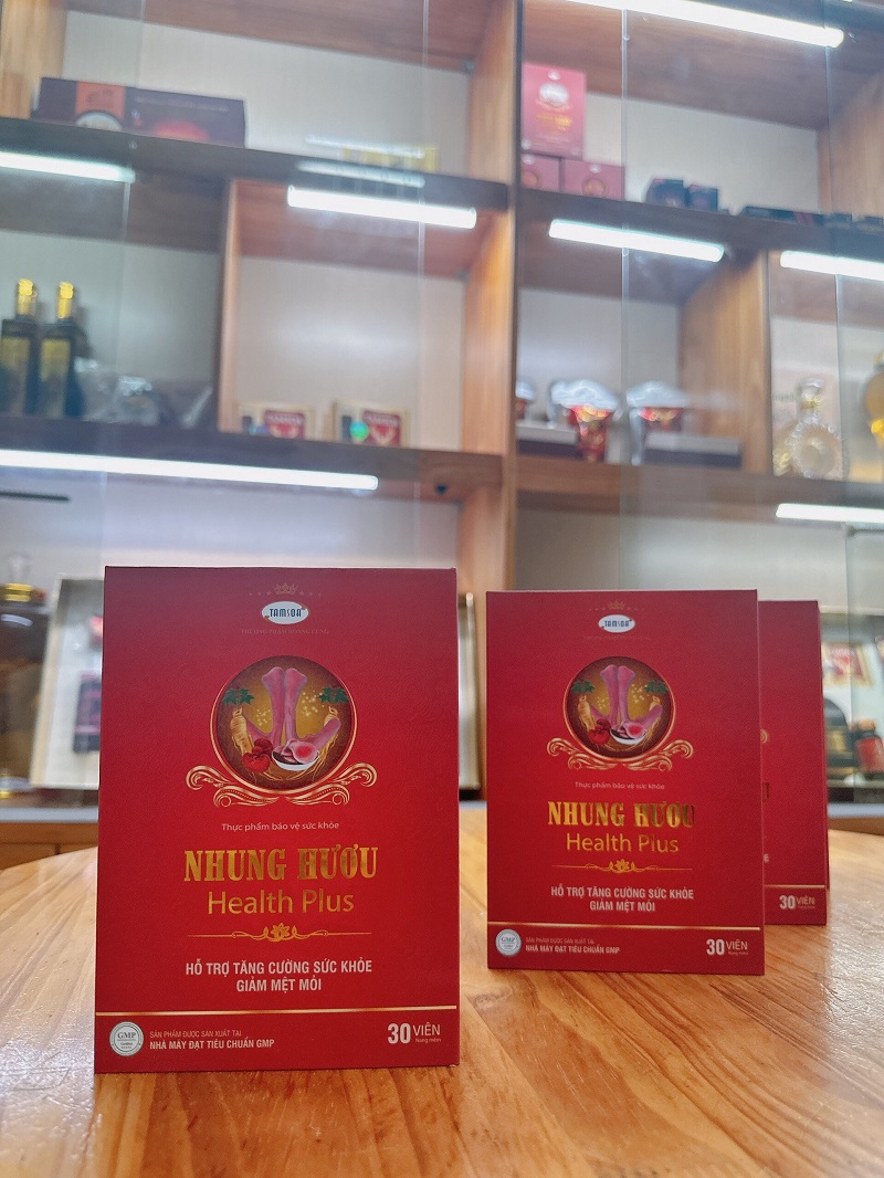 Viên nhung hươu Health Plus giúp khắc phụ tình trạng yếu sinh lý cho nam giới