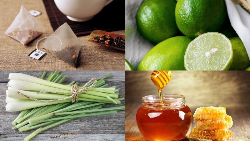 Cách trị cảm cúm bằng mật ong chanh sả