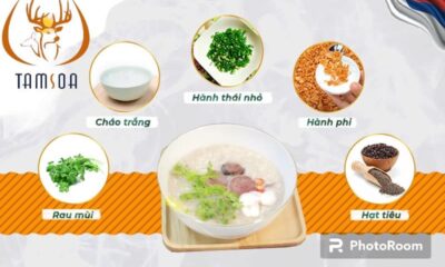 Nhung hươu nấu cháo