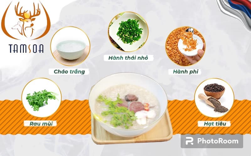 Nhung hươu nấu cháo