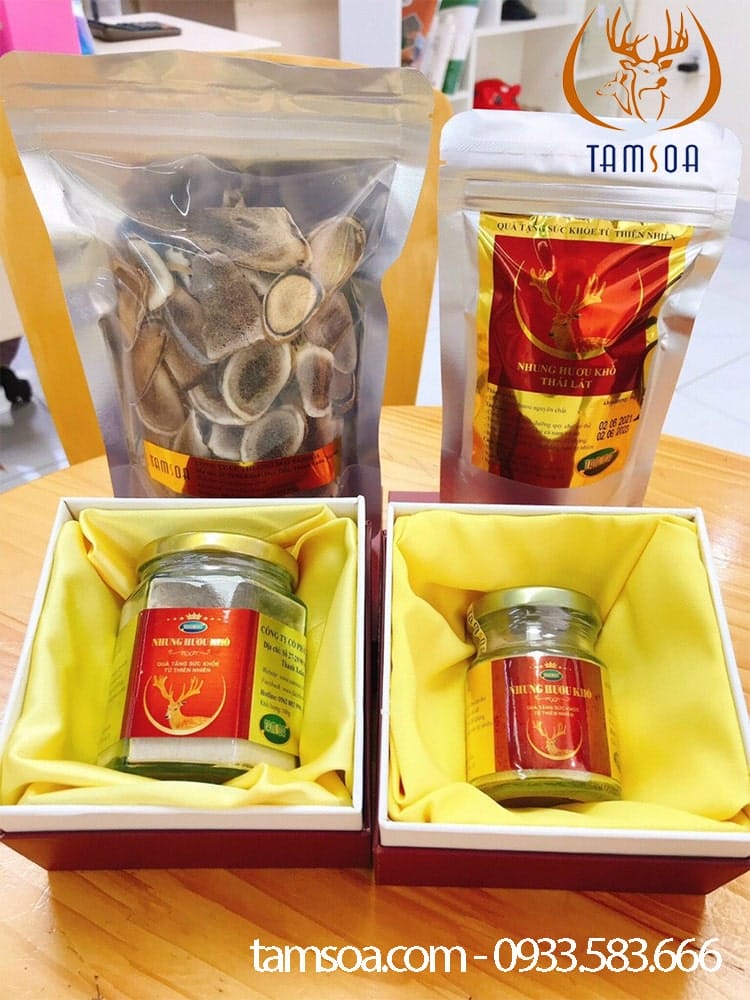 Công dụng của nhung hươu khô