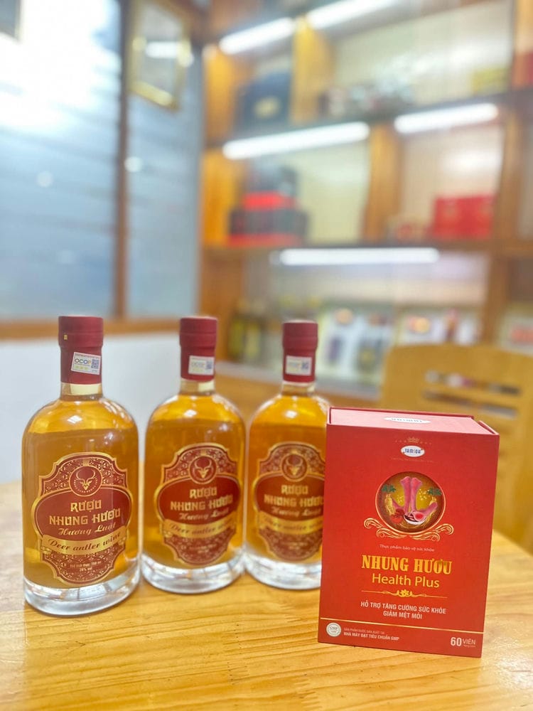 Cách sử dụng rượu nhung hươu Hương Sơn