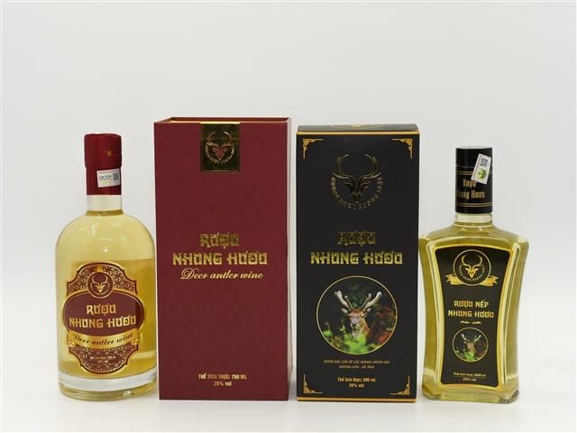 Công dụng của rượu nhung hươu Hương Sơn