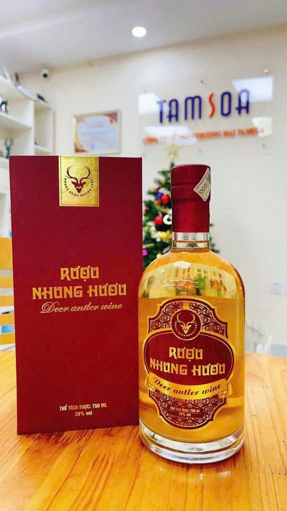 Điểm độc đáo của rượu nhung hươu Hương Sơn