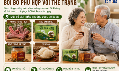 Bổ sung thực phẩm bồi bổ