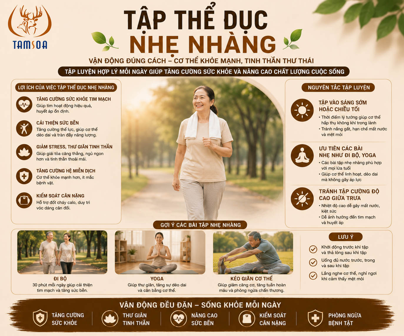 Tập Thể Dục Nhẹ Nhàng