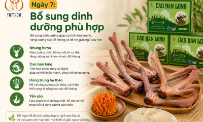 Bổ sung dinh dưỡng phù hợp