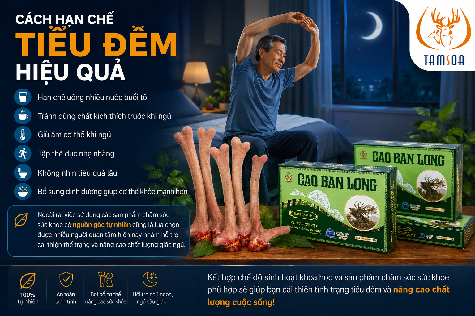 Cách Hạn Chế Tiểu Đêm Hiệu Quả