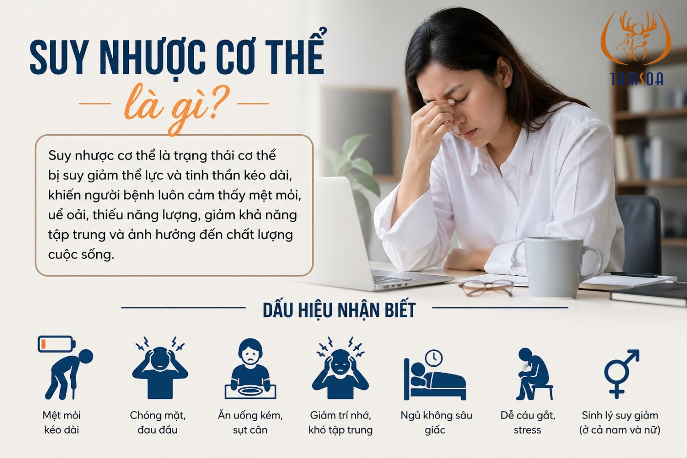Dấu hiệu nhận biết suy nhược cơ thể