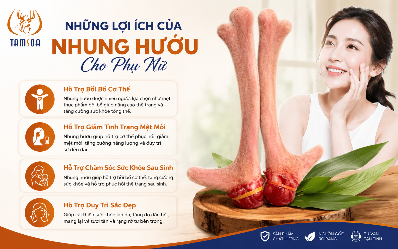 Những Lợi Ích Của Nhung Hươu Cho Phụ Nữ Những Lợi Ích Của Nhung Hươu Cho Phụ Nữ